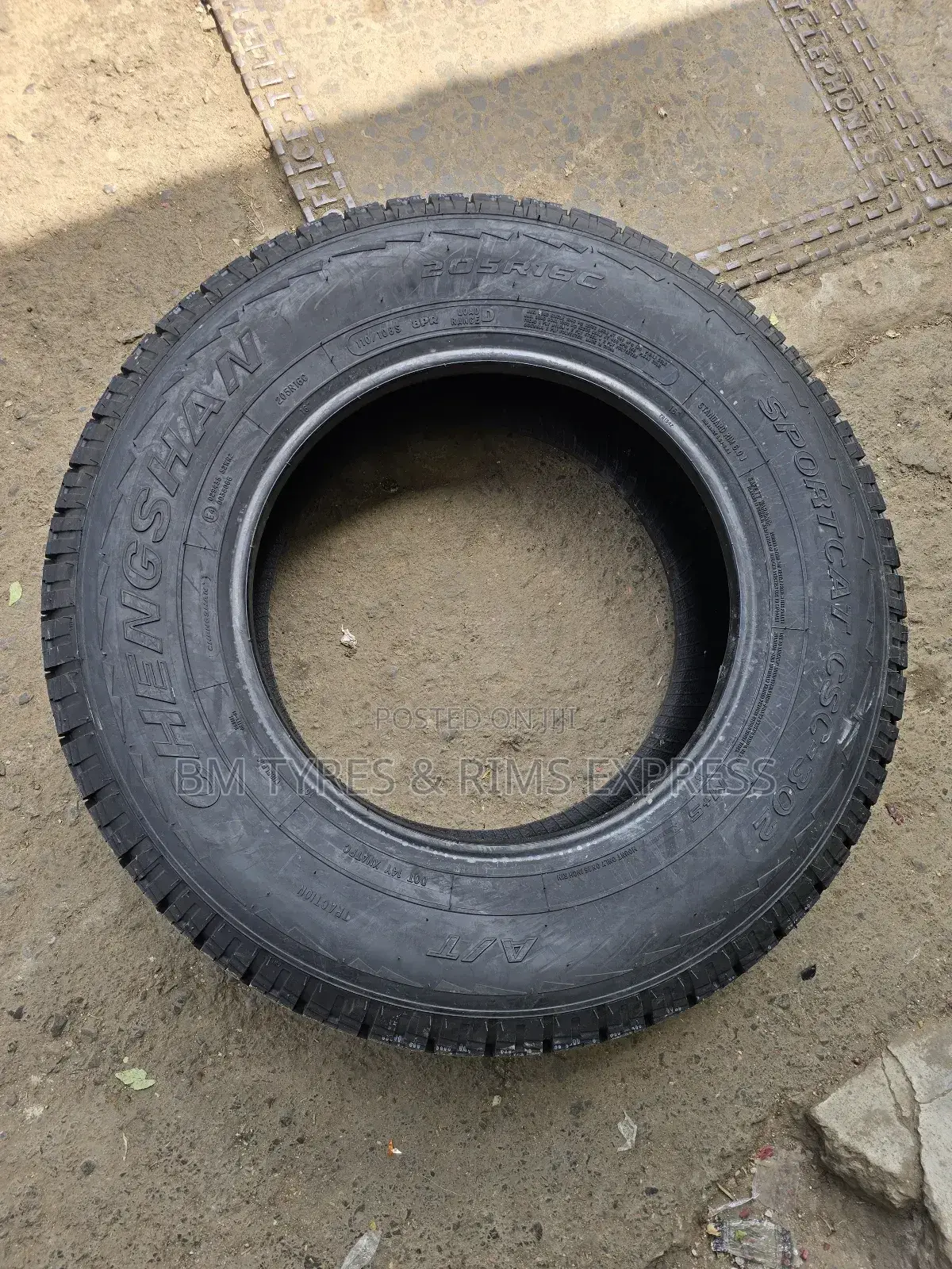 205 R16 Chengshan Tyres (All Terrein) Commercial.