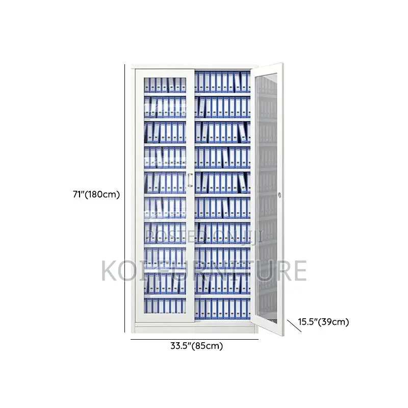 Office Cabinet; Steel Storage Cabinet With Adjustable Shelving