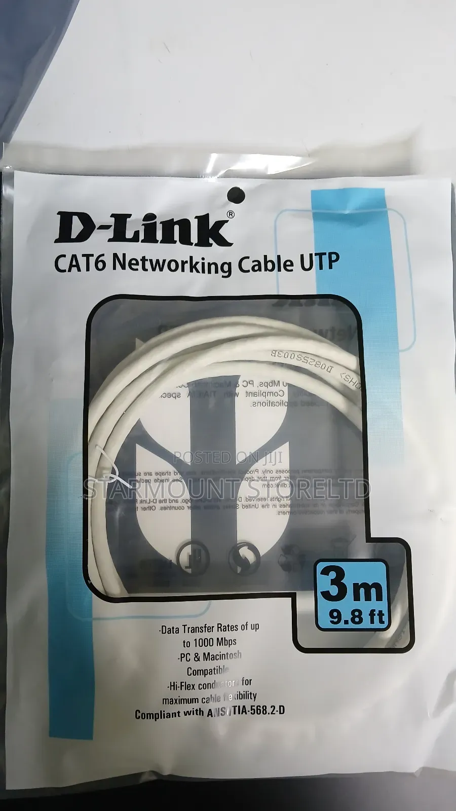 D-Link Cat6a 3 Meters Patch Cords