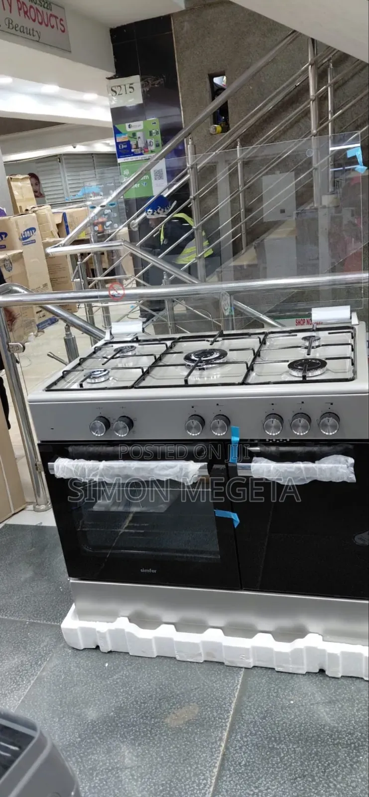 Simfer 5g 90by 60 Standing Cooker Fb9504segr M