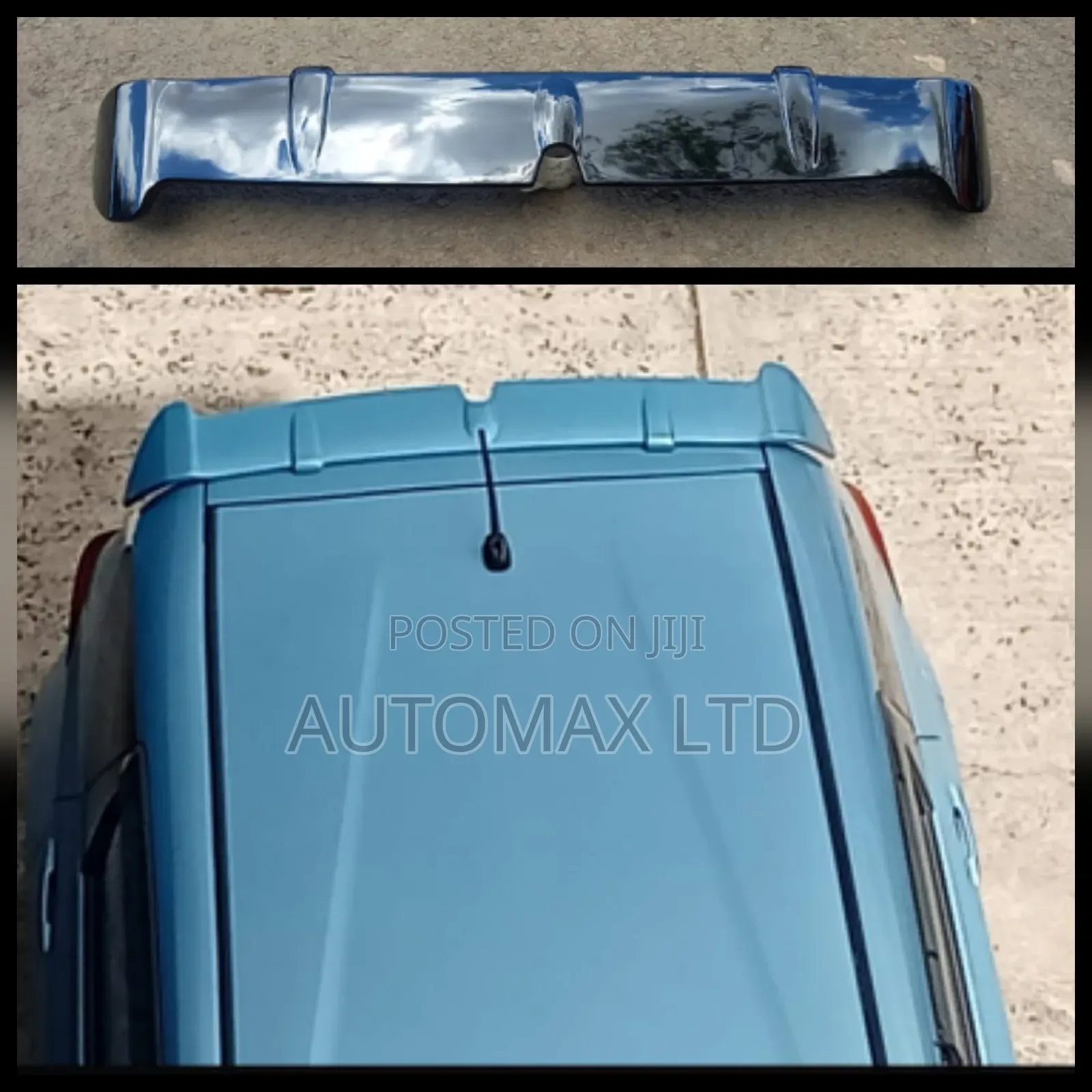 E12: Nissan Note Roof Spoiler (Black Colour)