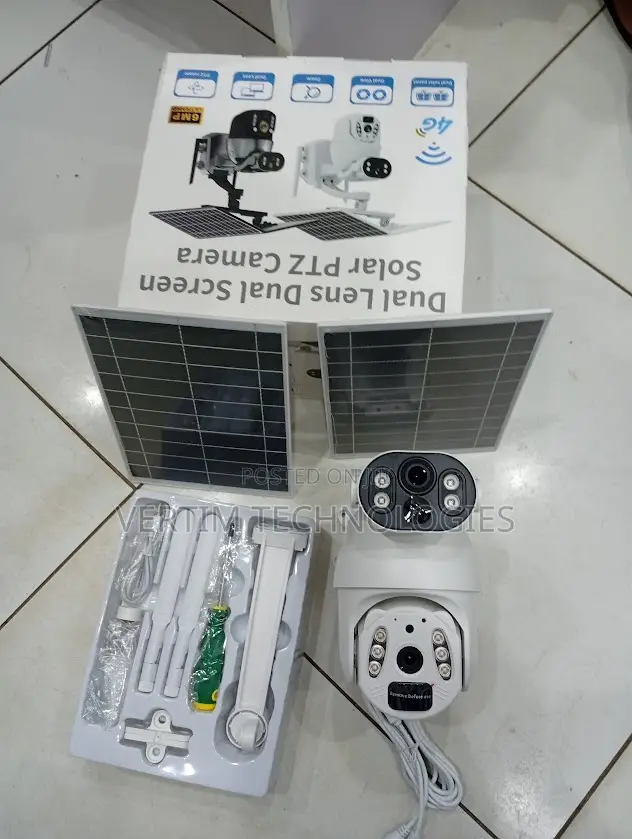 Wire-Free Ubox Wireless Sim Card Solar 4g Security Camera