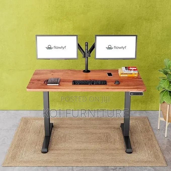 Office Tables; 1.2m Electric Adjustable Smart Height Table