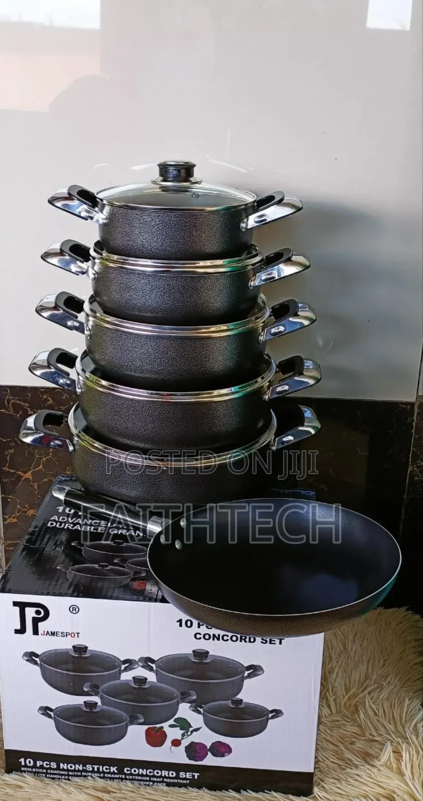 11 Pieces Heavy Duty Jp Non Stick Cookware Set