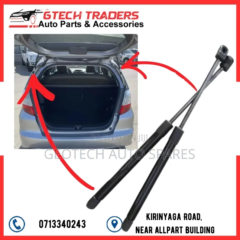 Honda Fit Tailgate Gas Strut Boot Shocks – Yr 2004–2010