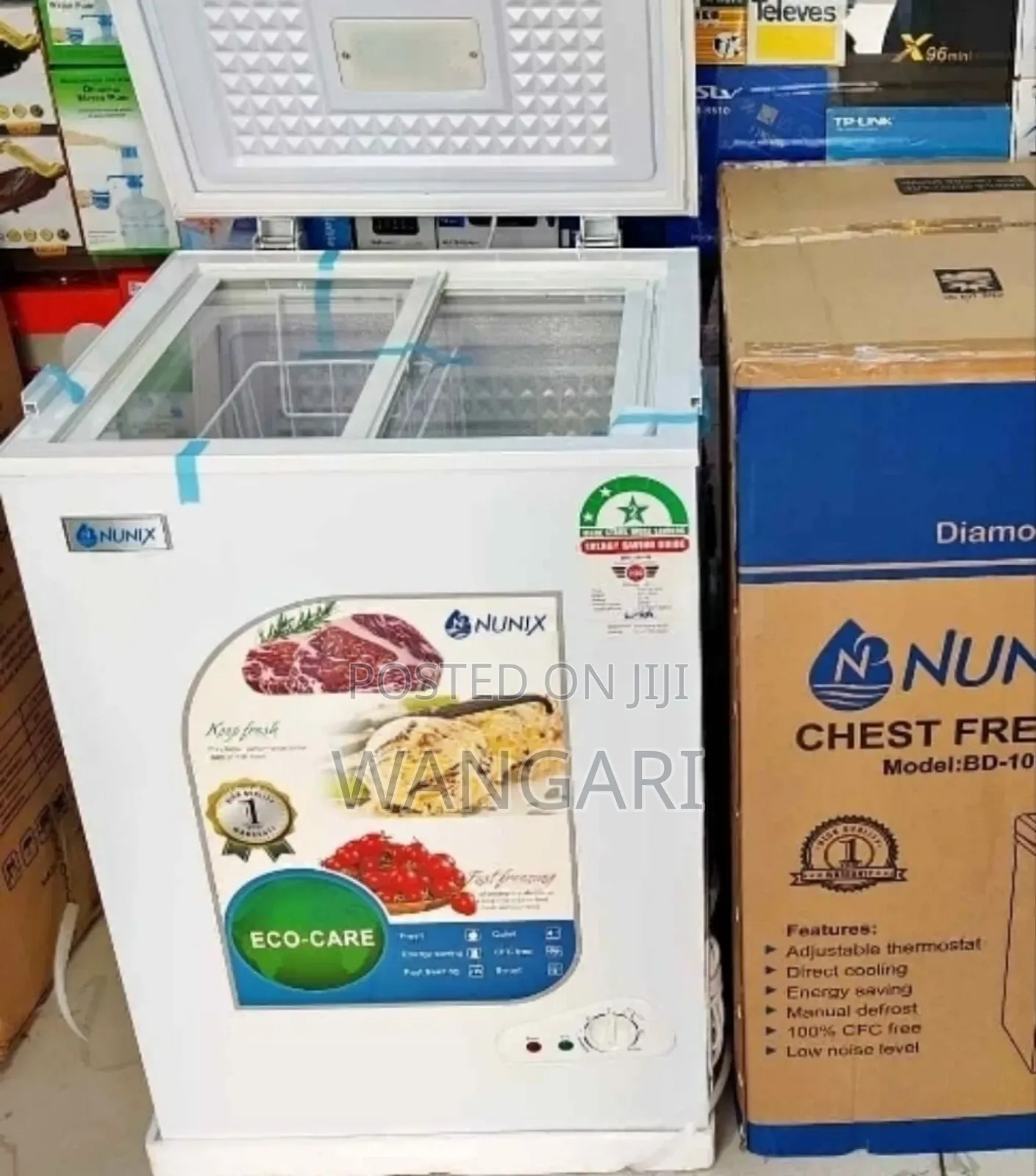Manual Defrosting Nunix 100 L Freezer