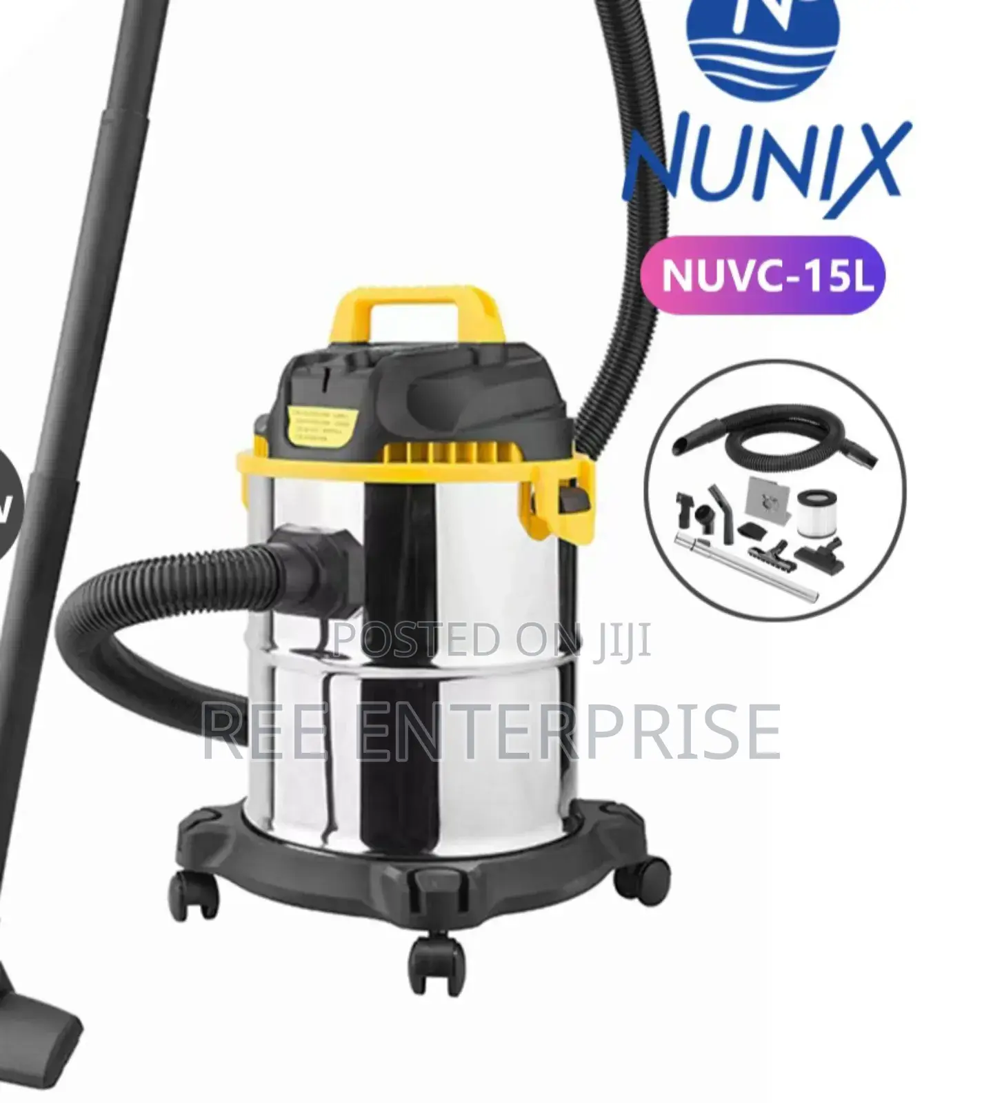 Vacuum Cleaner  Nunix Wet And Dry  15litres