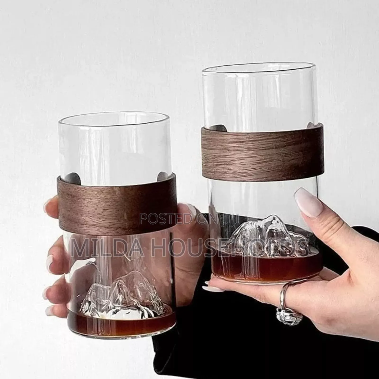 365ml Mountain View Glass Cup