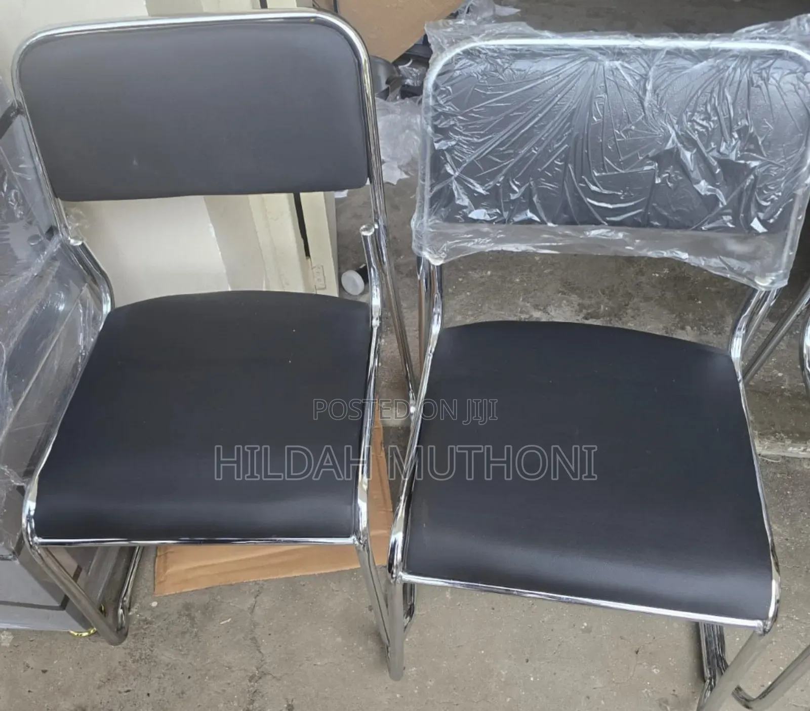 Executive Leather Office Waiting Chair