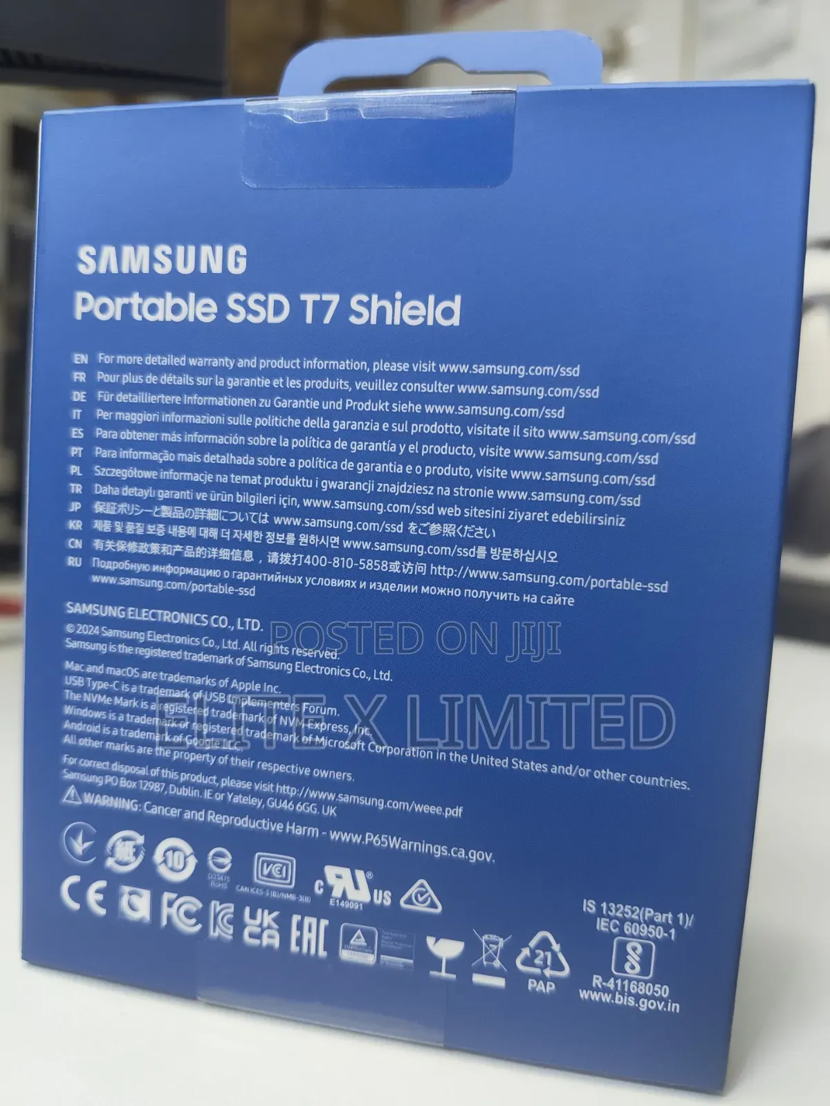 Samsung T7 Shield 1tb Portable SSD