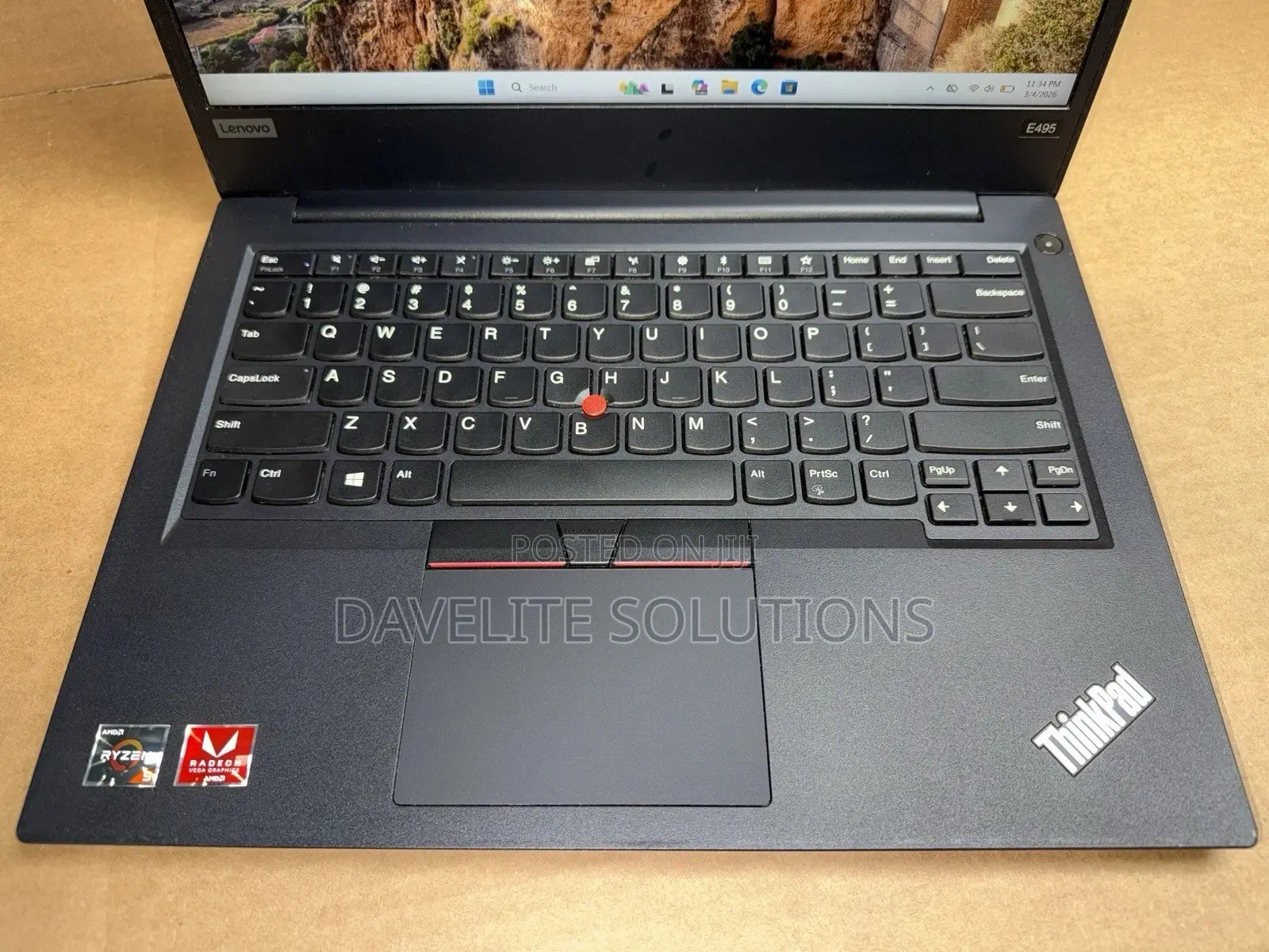Laptop Lenovo ThinkPad x395 8GB AMD Ryzen 5 SSD 256GB