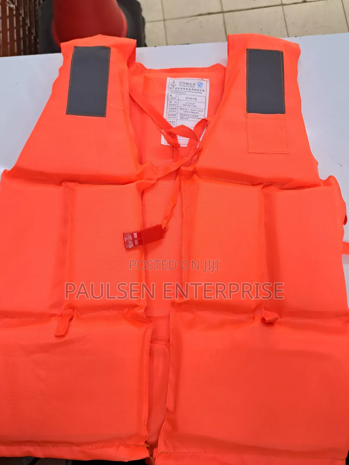 Life Saver Jacket With Reflector Strip