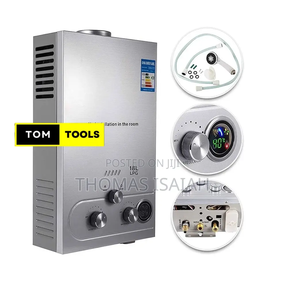 18l Tankless Water Geyser LPG Gas Water Heater