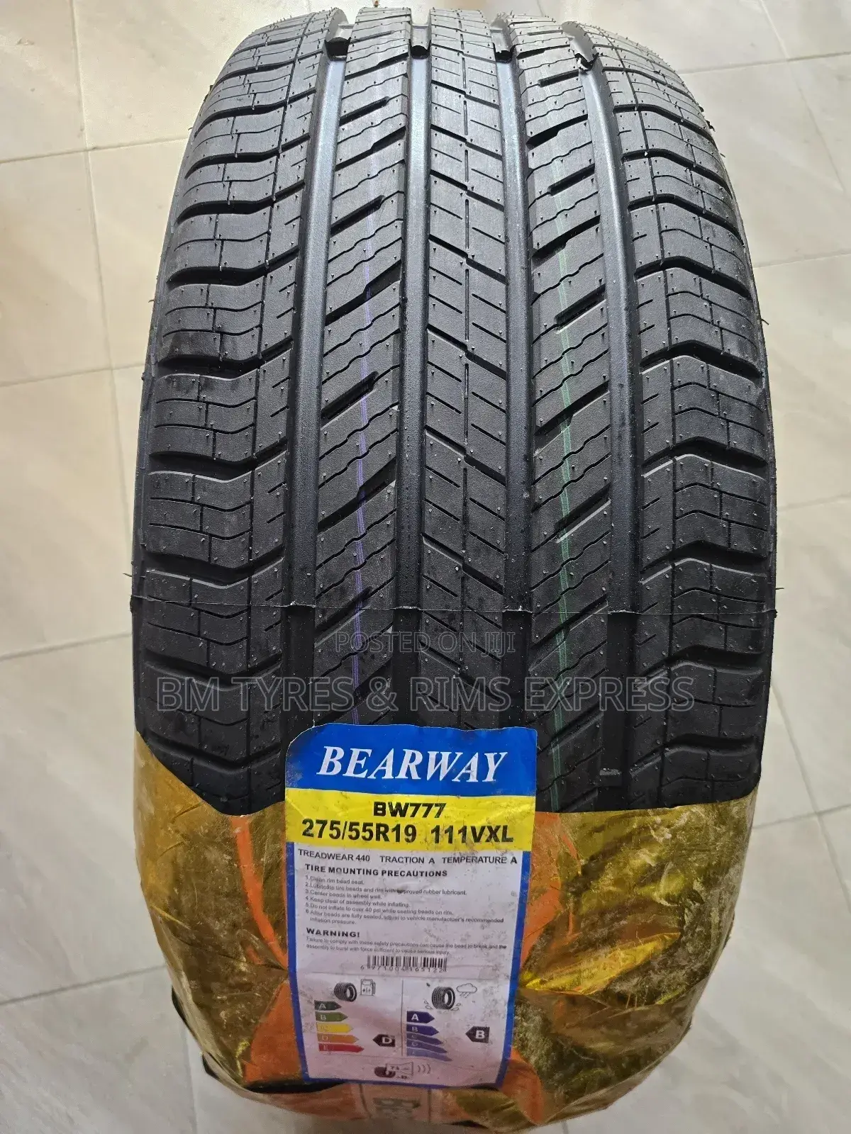 275 /55 R19 Bearway