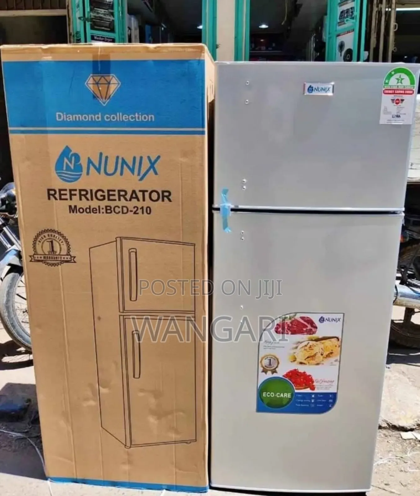 2 Star Nunix 210 Litres Refrigerator BCD-210