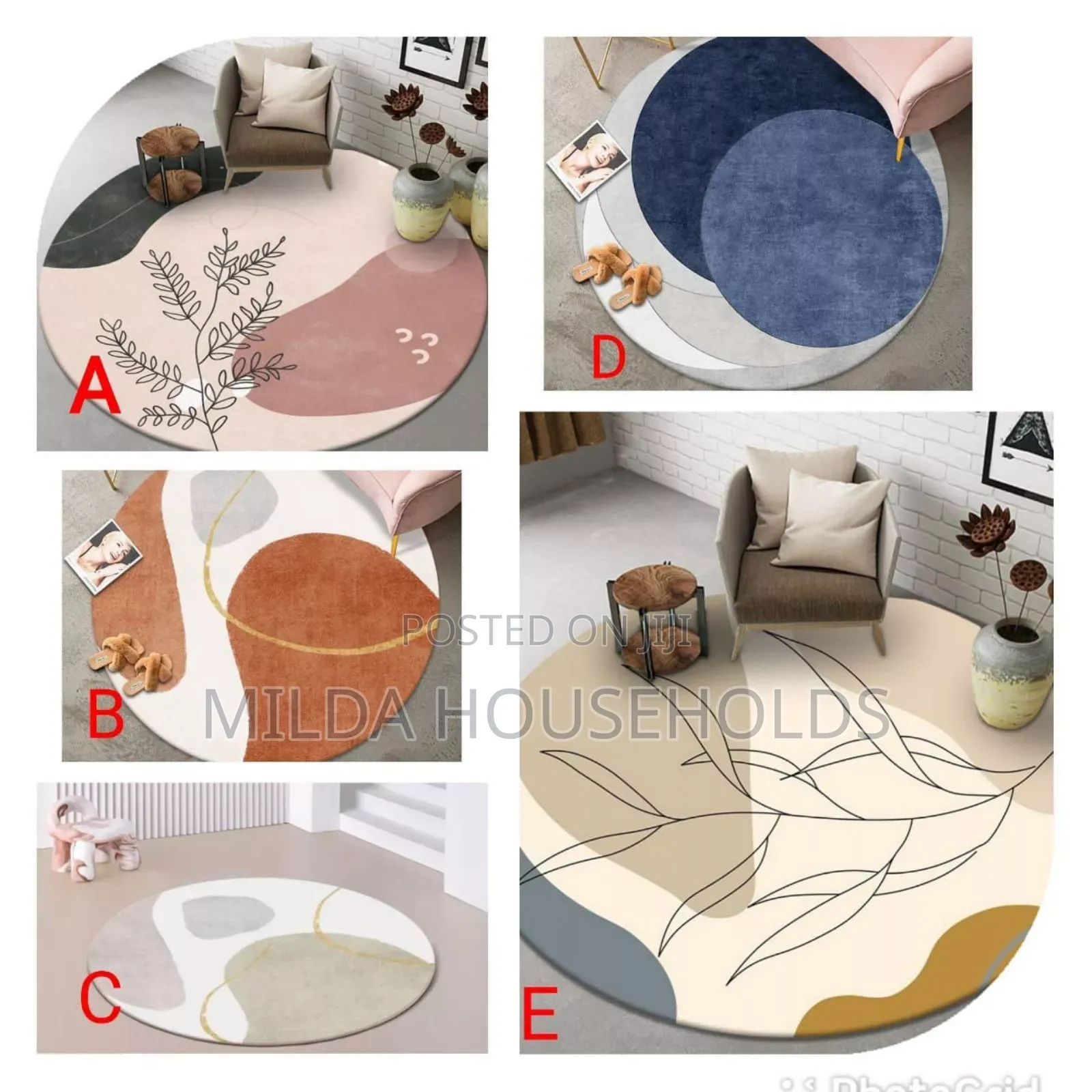 Minimalist Round Rugs