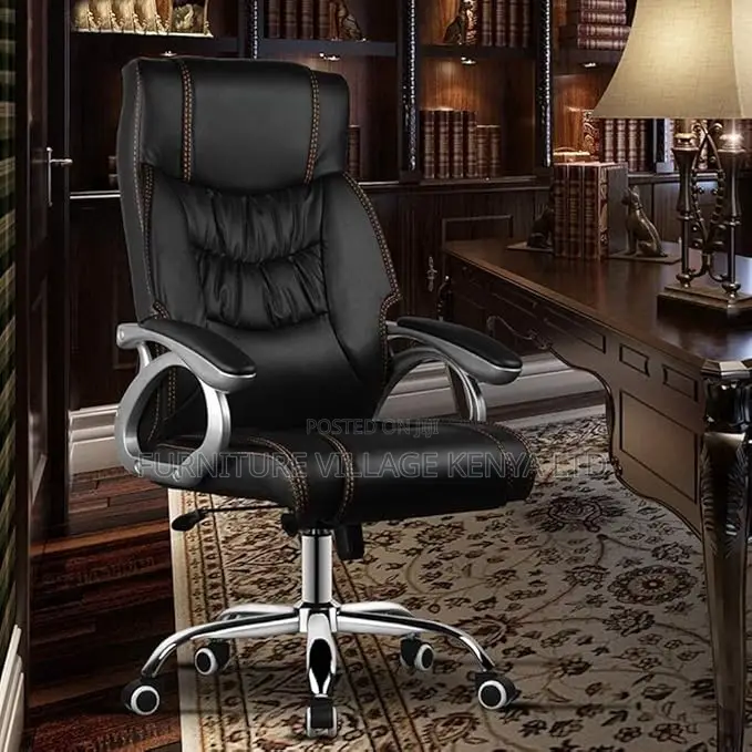 Office Chair; Executive Leather Office Seat
