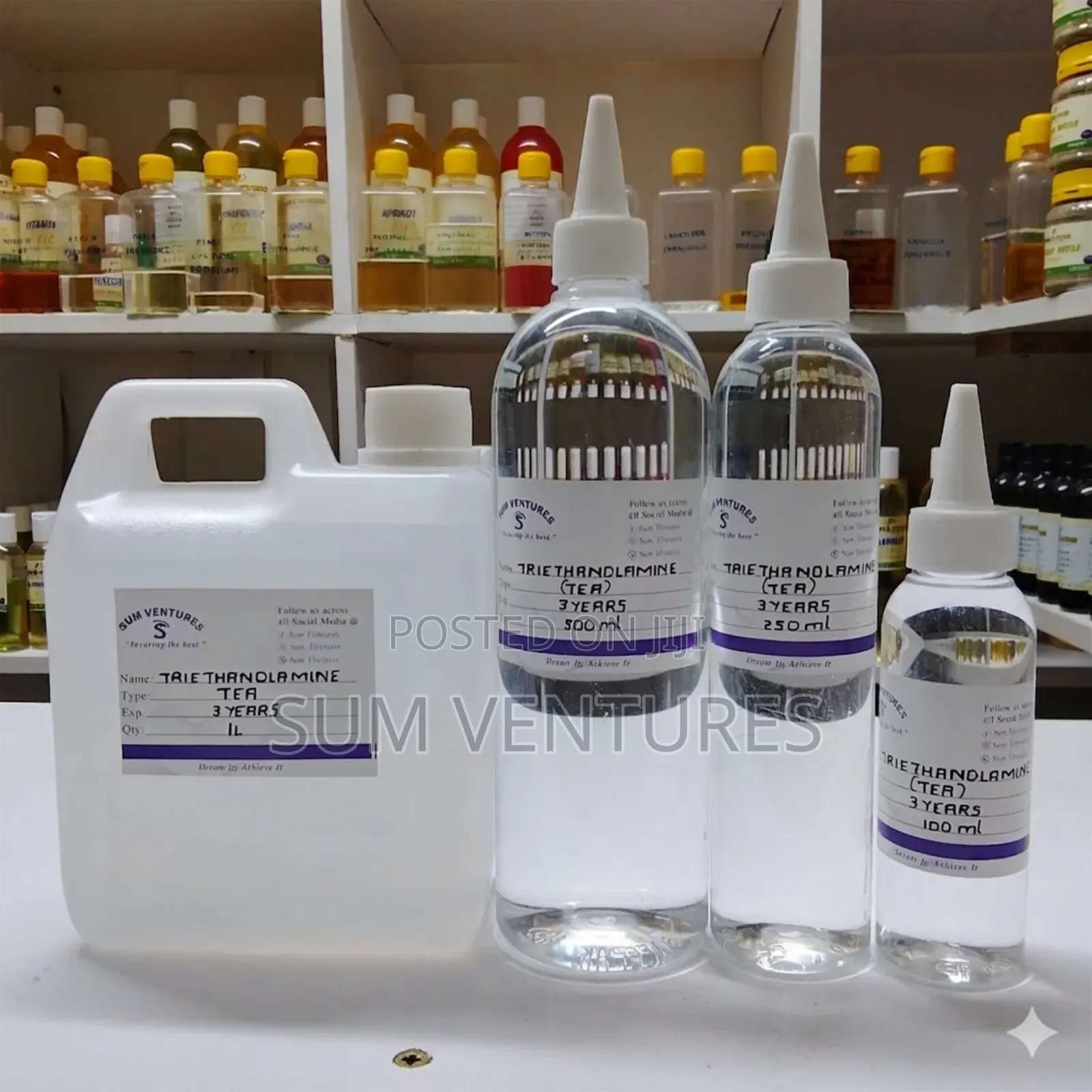 Triethanolamine (T.E.A) – (100% Pure) Natural Surfactant