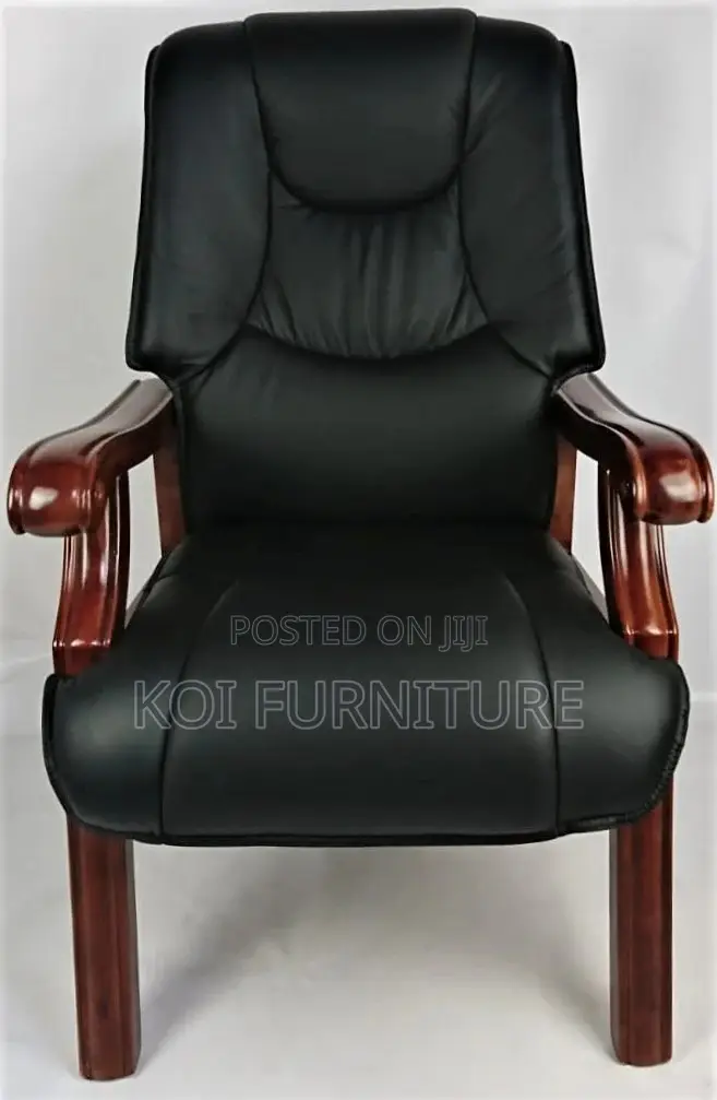 Office Chair : Executive Leather Office Guest or Visitor Chair