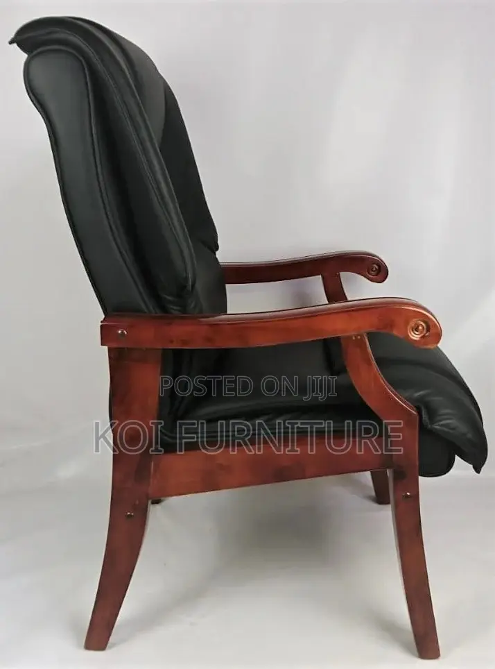 Office Chair : Executive Leather Office Guest or Visitor Chair