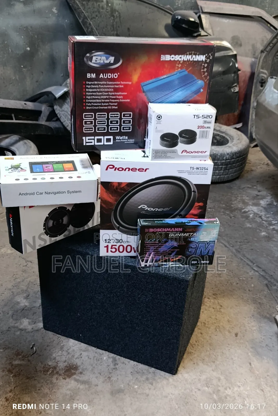 Full Car Sound System With 9" Brand New Radio