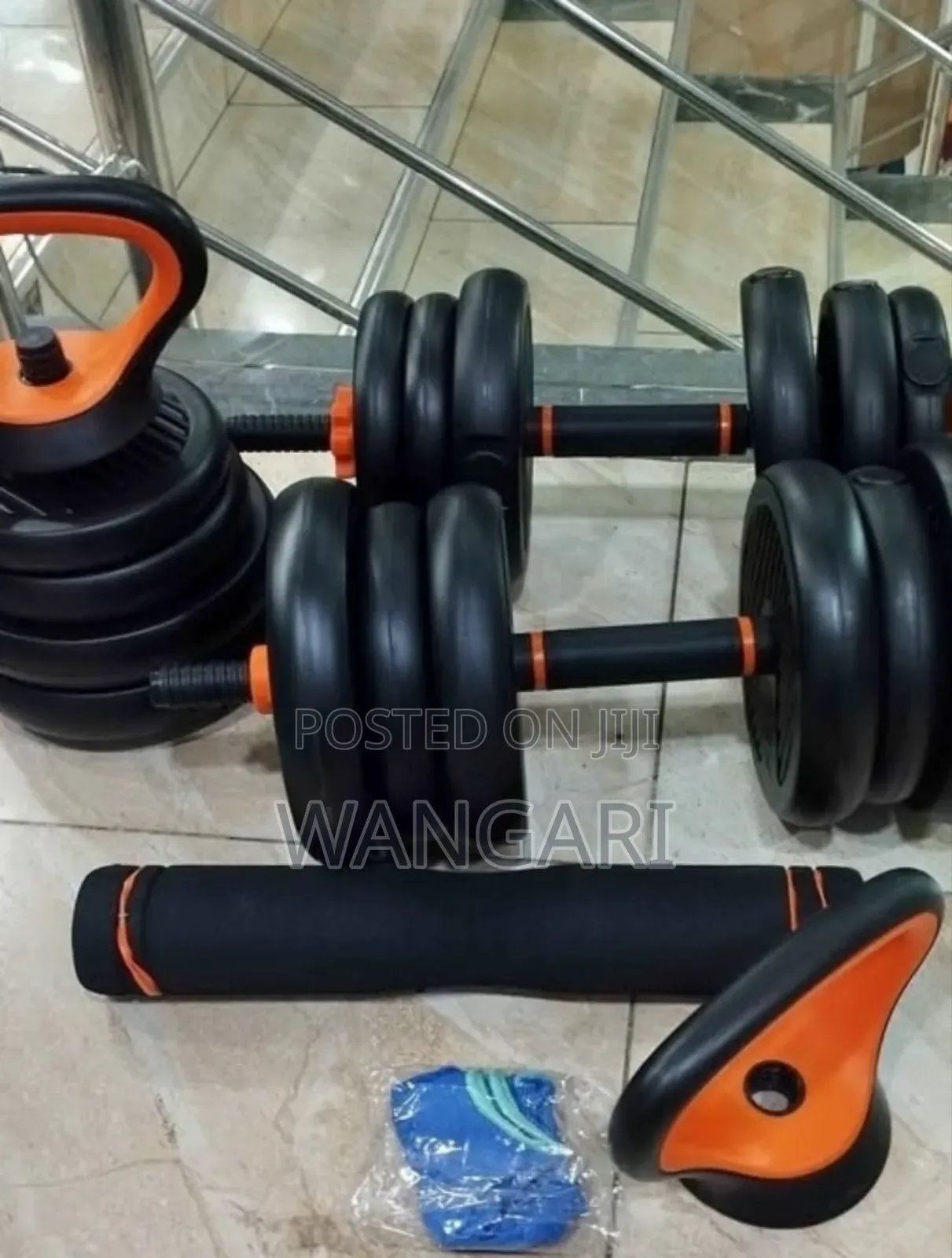 Adjustable 6 in 1 30 KGS Dumbbells