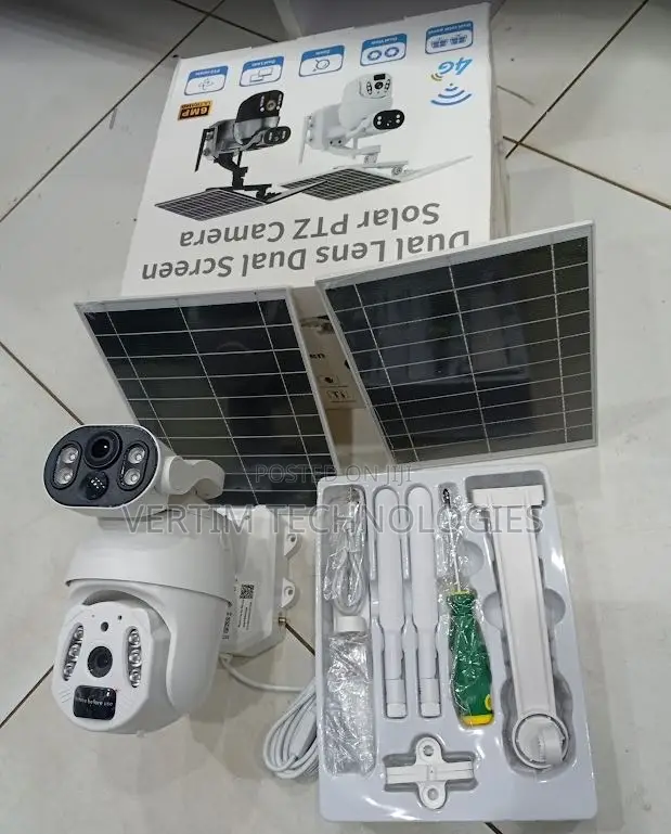Ubox Solar Powered Camera 4g Sim Card PTZ