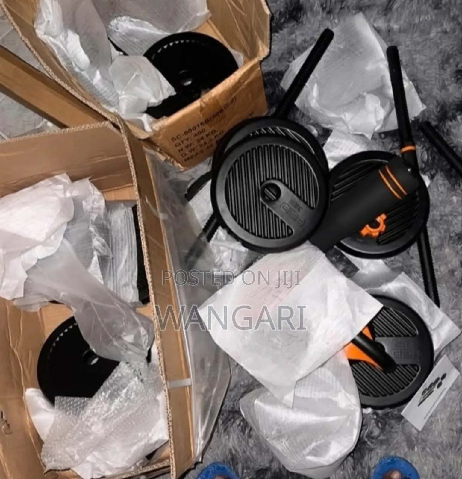 6 in 1 50 KGS Dumbbells With Gym Connector