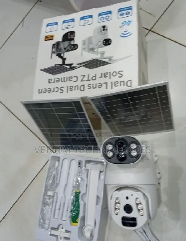 Ubox 6mp 4g Solar Powered Outdoor PTZ Camera