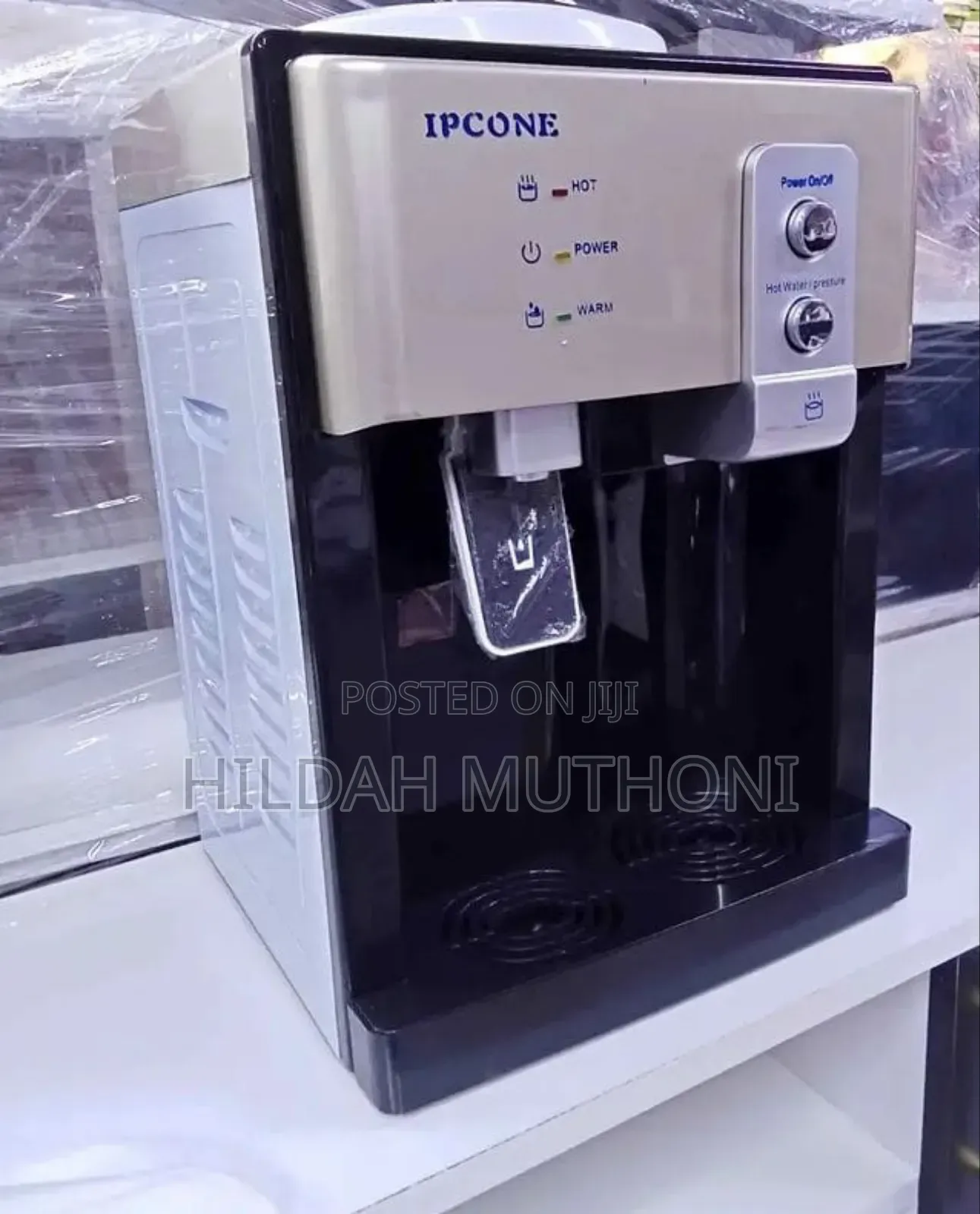 Silver Ipcone Hot and Nomal Table Top Water Dispenser