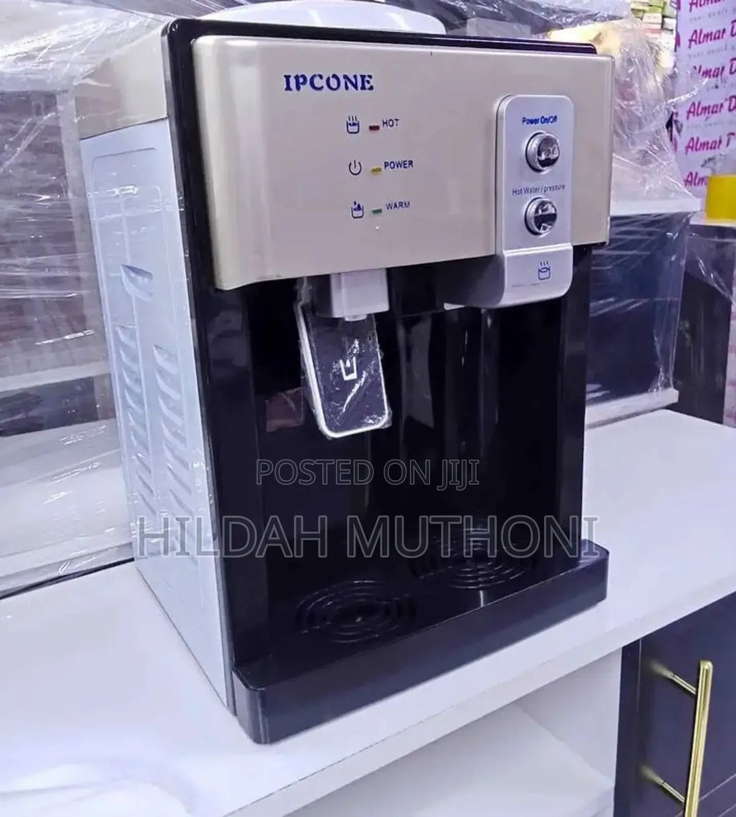 Silver Ipcone Table Top Water Dispenser ( Hot and Nomal)