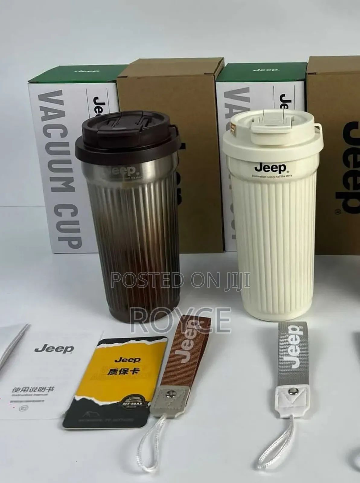 Jeep Thermo Cup With Straw-550ml