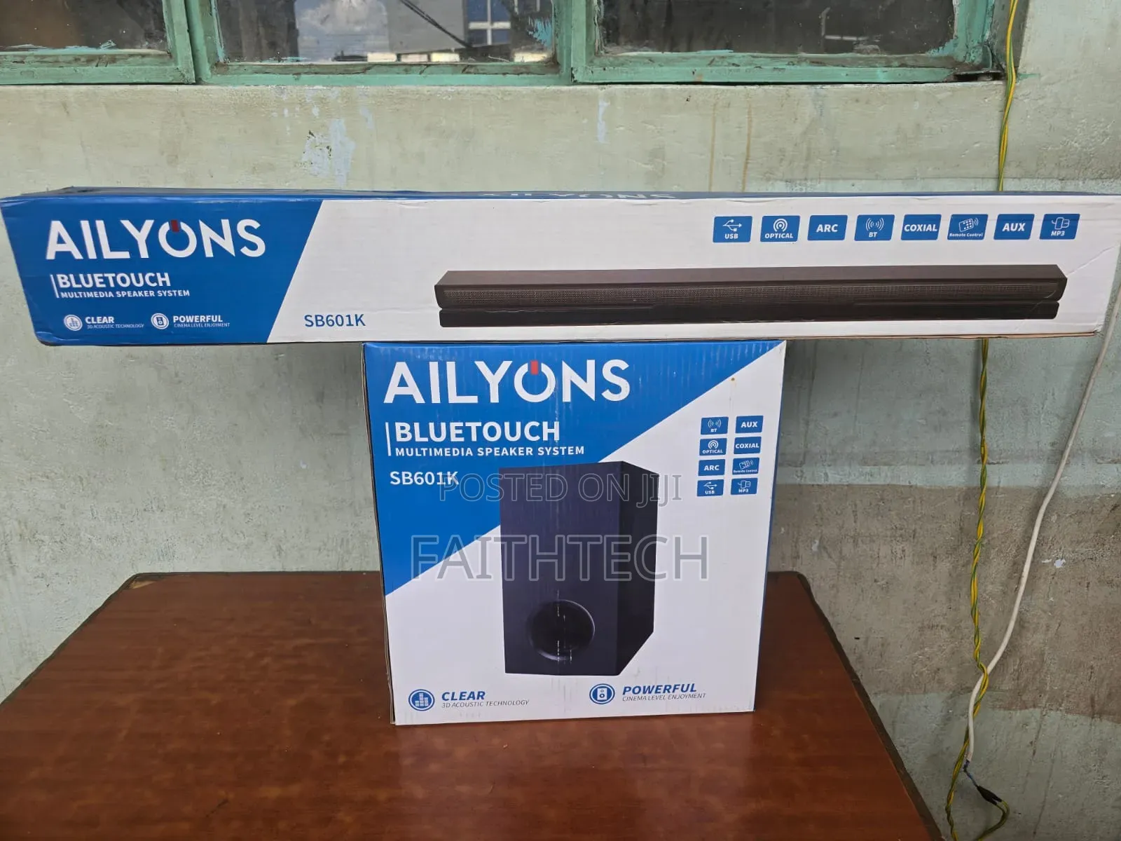 Ailyons 2.1ch Sb601k Soundbar Multimedia Speaker System