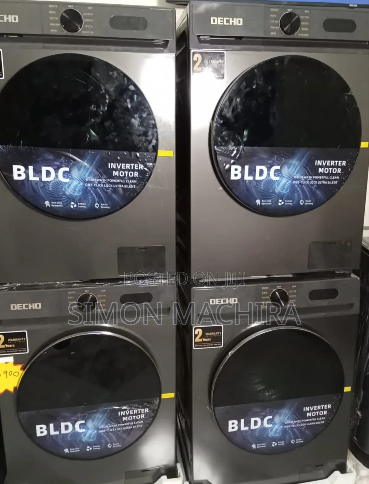 10kg Front Load Washing Machine Decho
