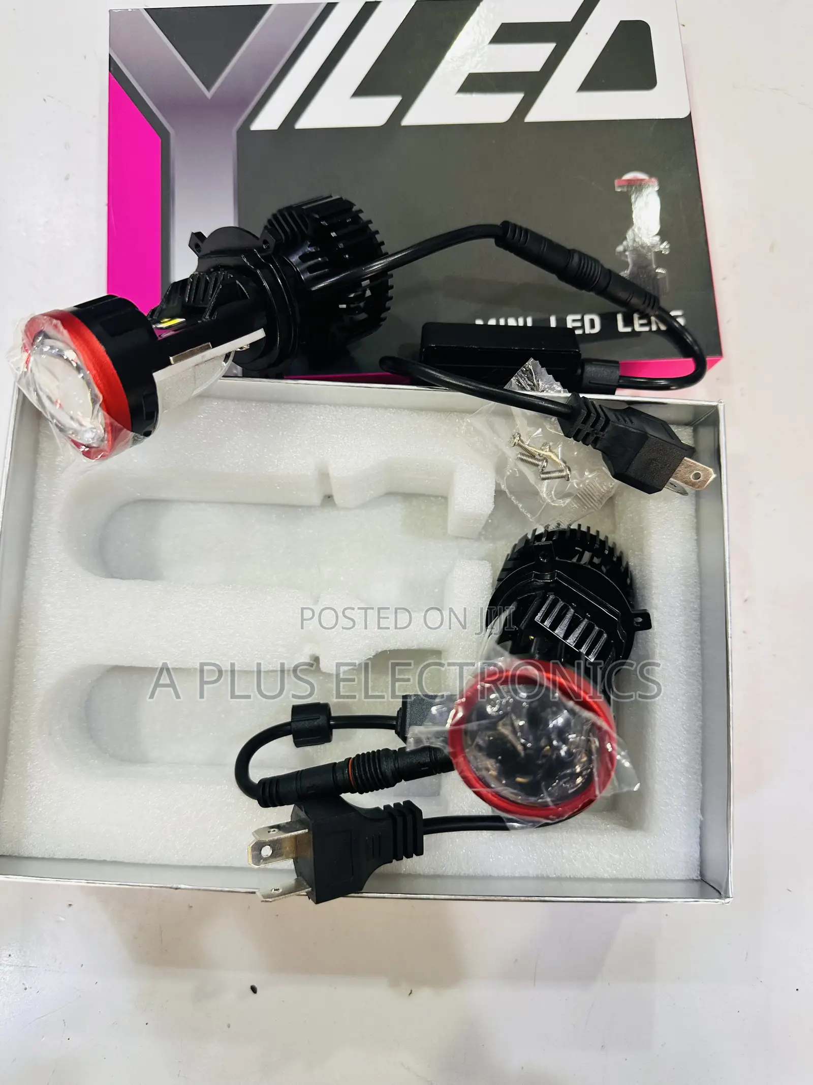 Y7 H4 Mini Projector Motorcycle/Car Led Headlights – Plug Play