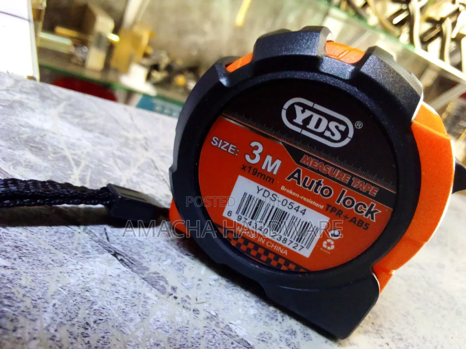 3 M×19 Mm Yds Auto Lock Measuring Tape