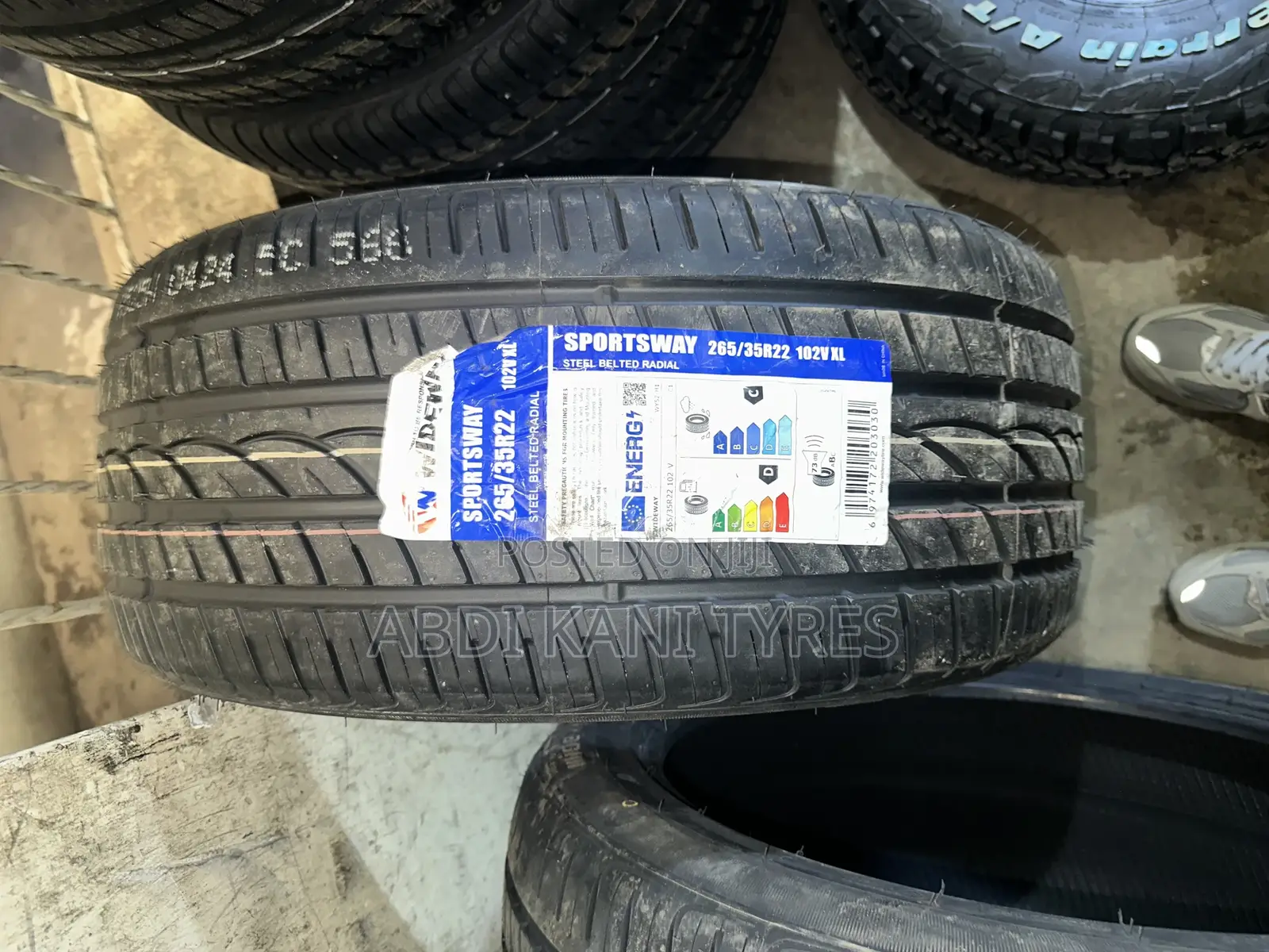 265/35r22 Wideway Tires