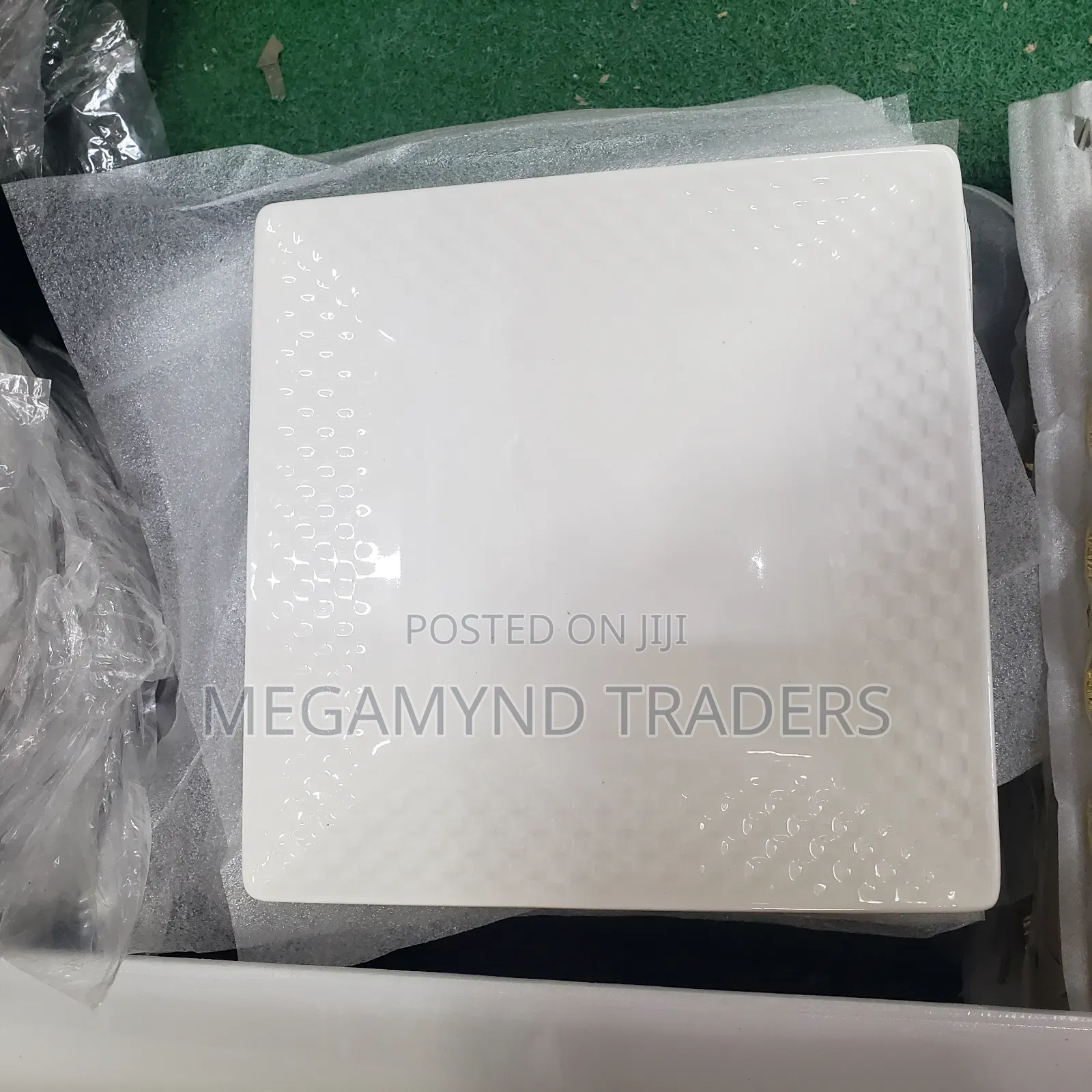 6pc Ceramic Dinner Plate / Square Dinner Plate