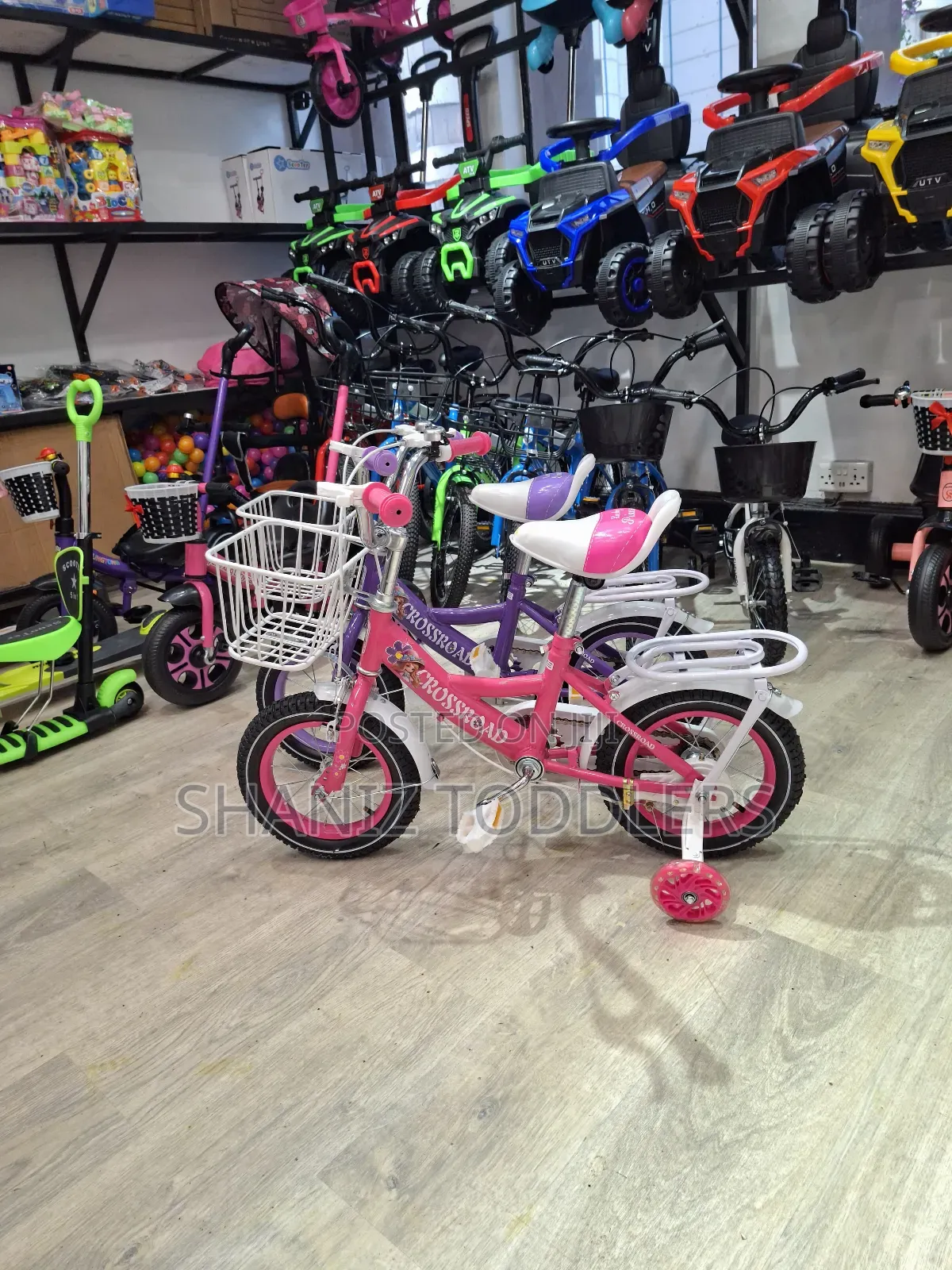 Purple / Pink Girls Durable Bike