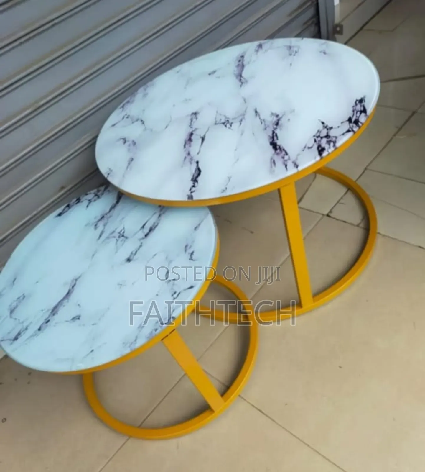*Glass Top Nesting Tables(Marble Effect)* A2
Set Contains:-