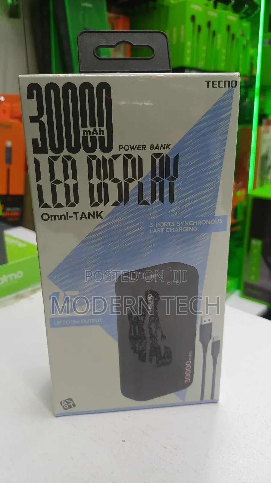 Tecno TPB-P1301 30000mah Omni Tank Power Bank