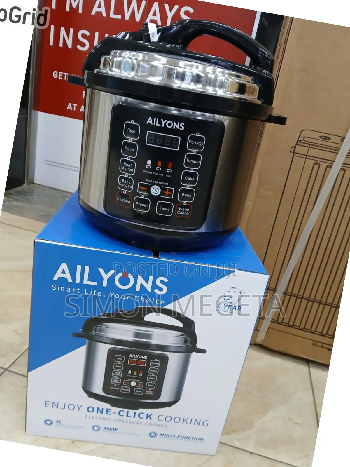 New Ailyons 5 Litres Pressure Cooker Available