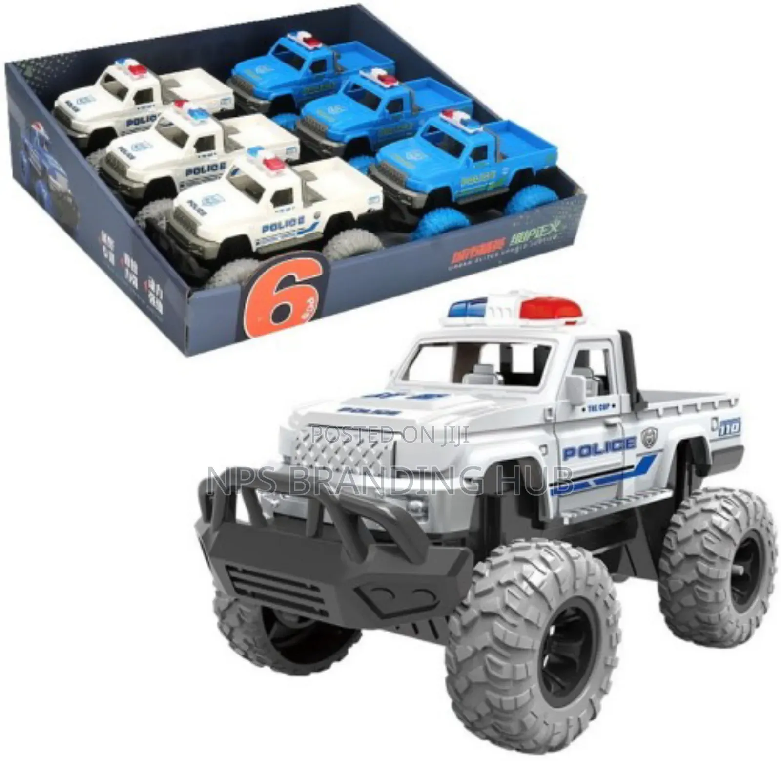 Toy Police Vehicles for Kids HBC