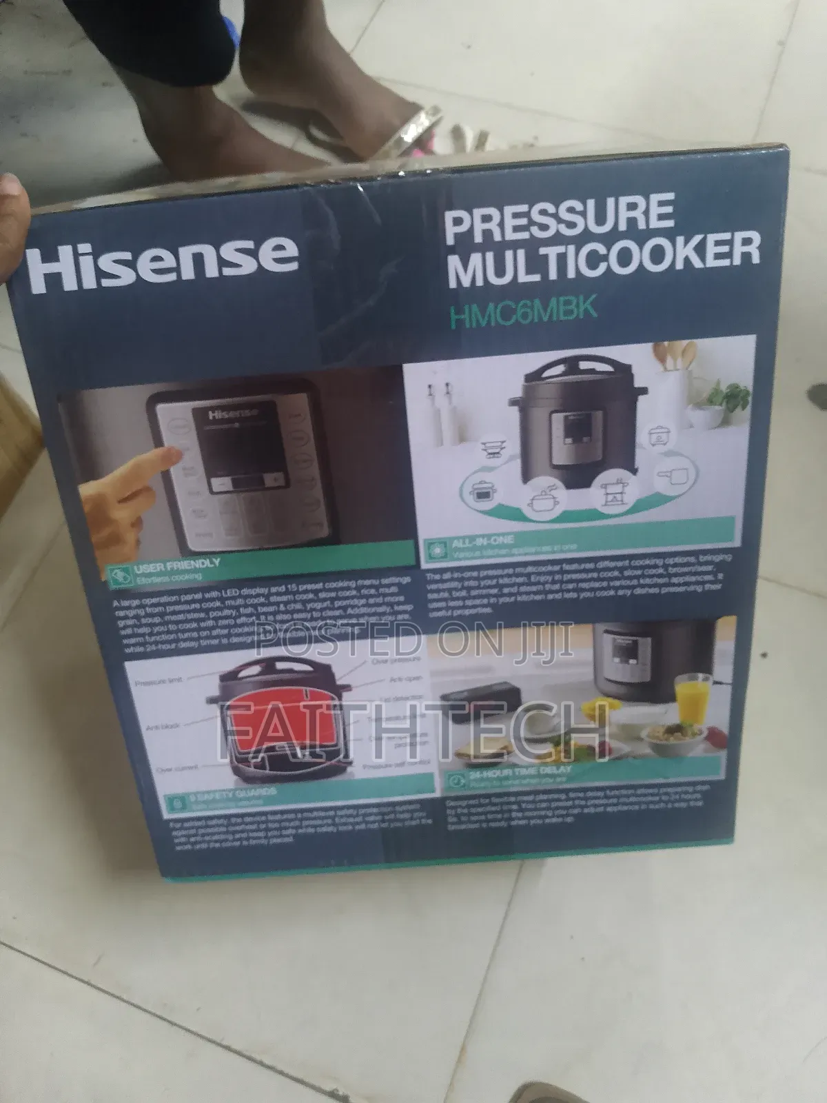Hisense Pressure Cooker 6 Liters 6-in-1 Multi Cooker