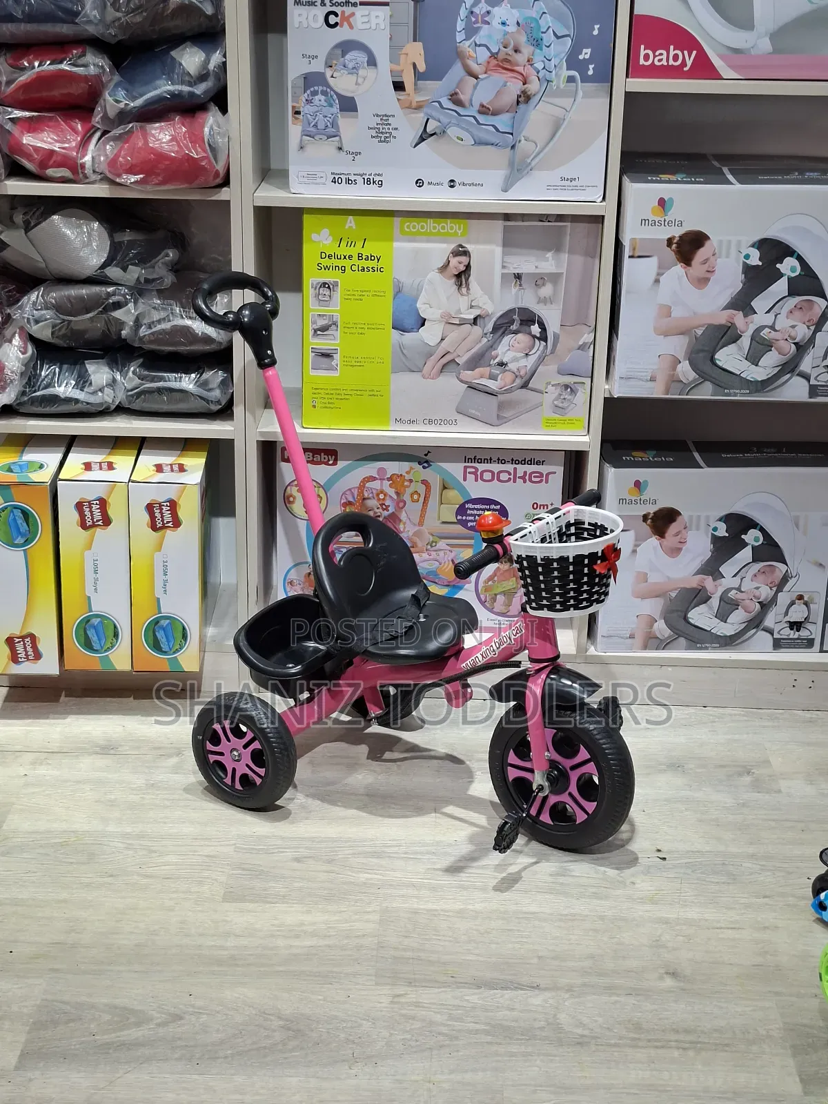 Little Rider Kids Tricycles (With Rubber Wheels)