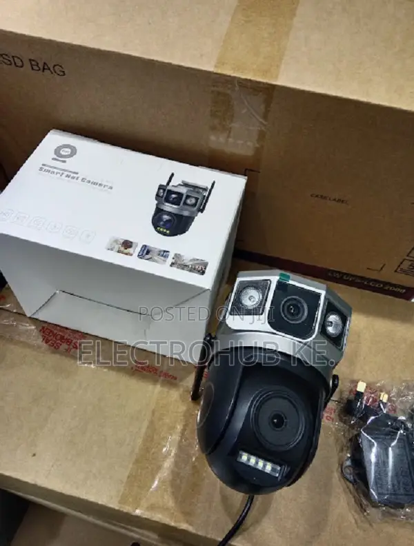 Wifi Dual Lens Wireless Ptz V380 Pro Cctv Camera 4mp Security Camera