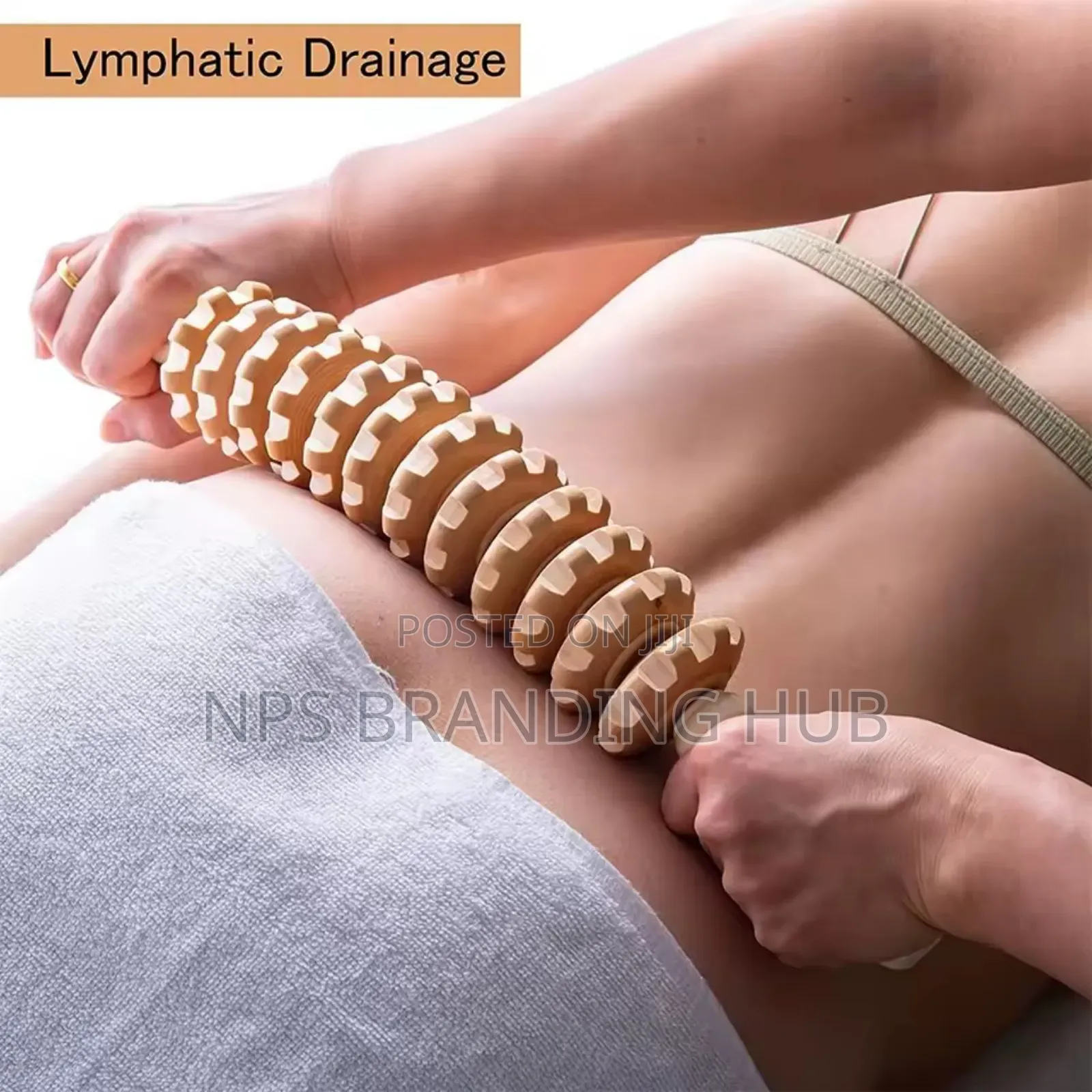 Curved Wood Massage Roller Hbc