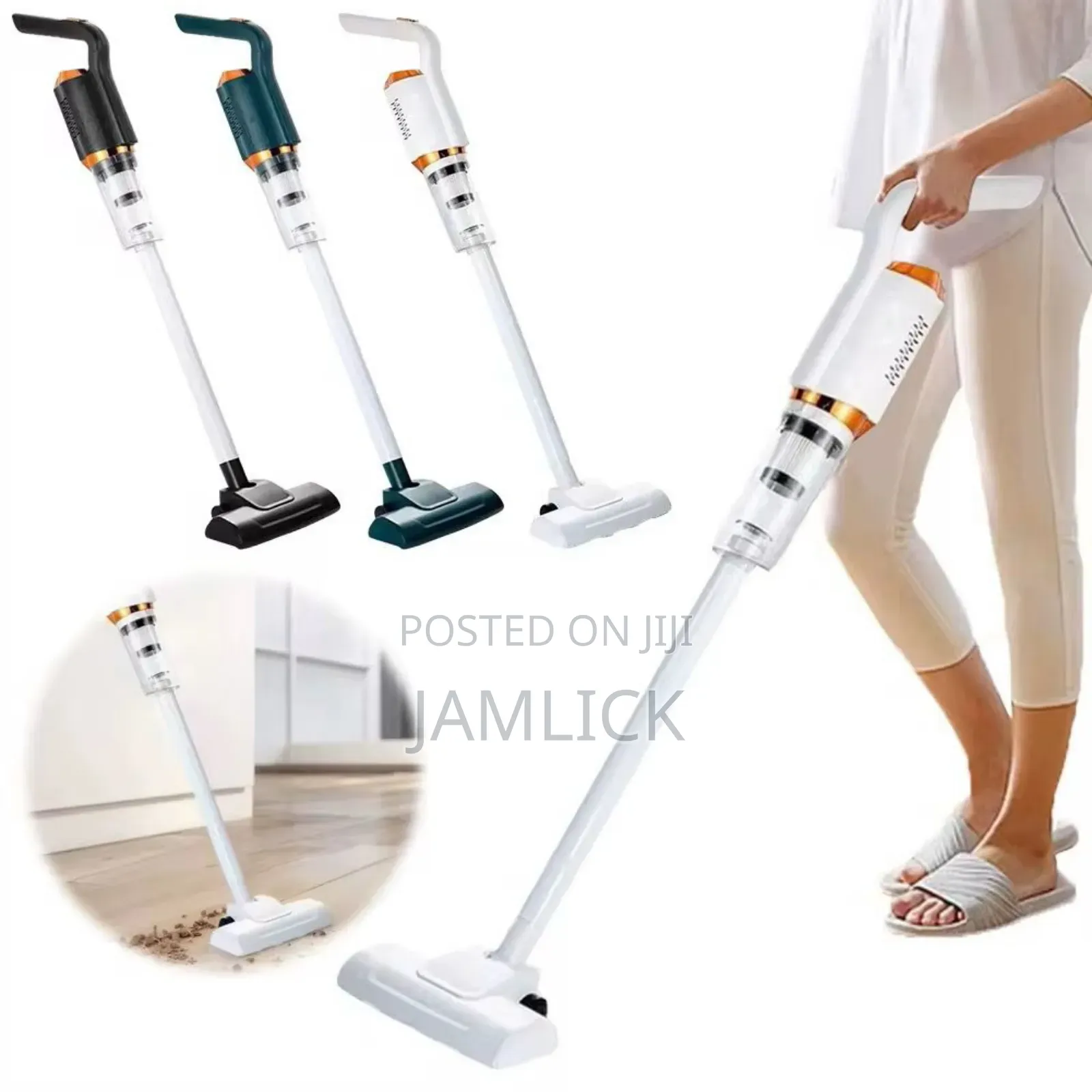120w Wireless Rechargeable Car Home Vacuum Cleaner - Cr