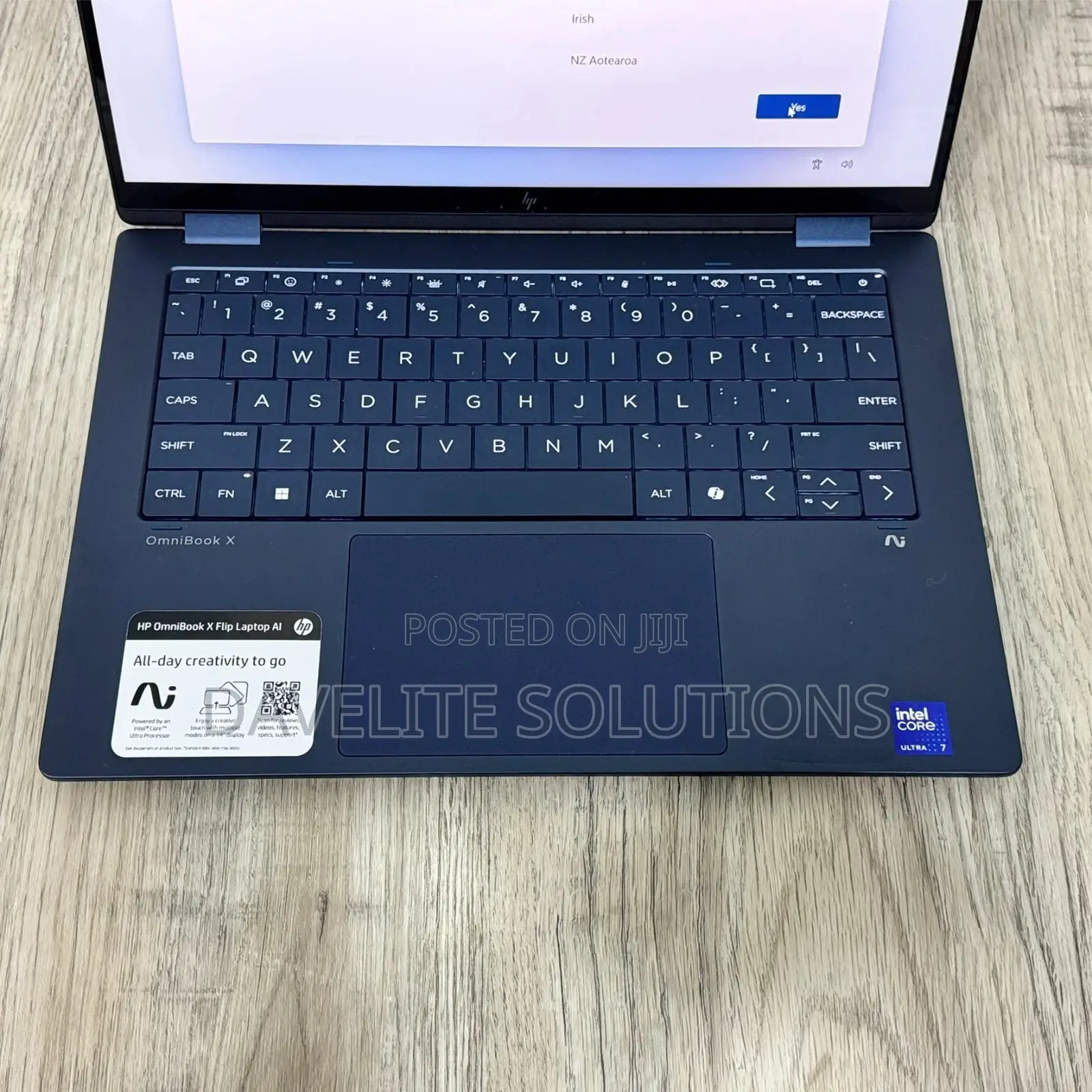 New Laptop HP OmniBook X Flip 14" 16GB Intel Core Ultra 7 SSD 1T