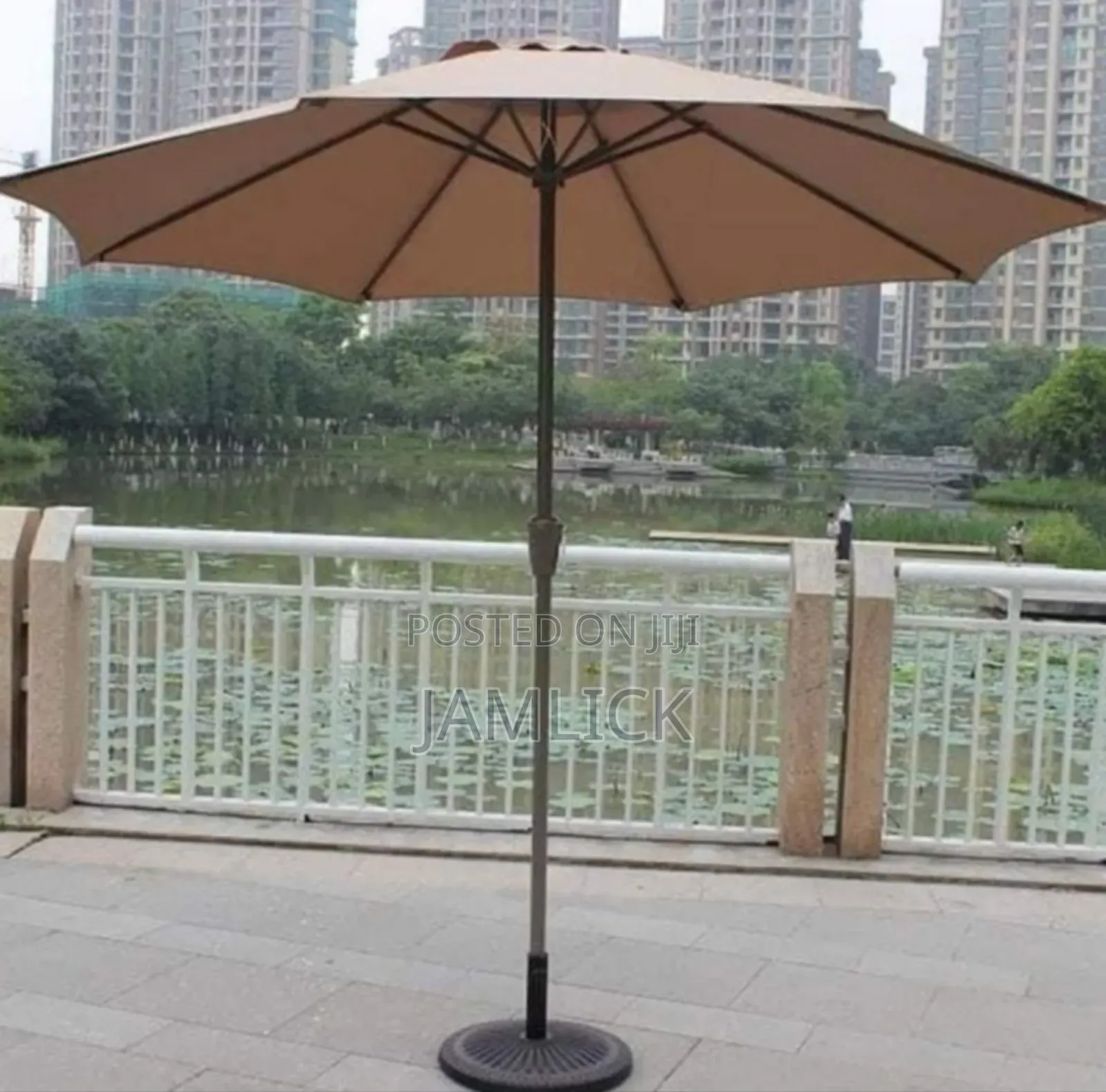 2.7m Parasol Replaceable Cloth Garden Umbrella - Zy